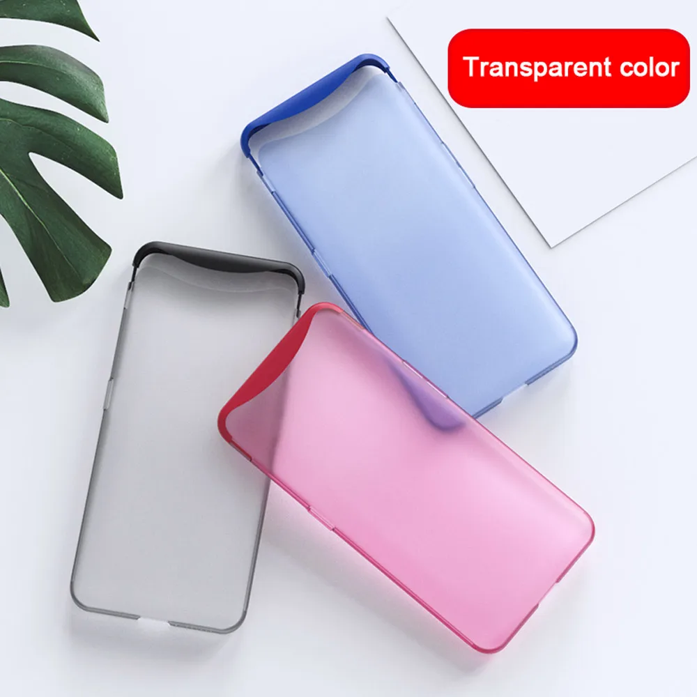 

GKK Fitted Case For Realme X 3 2 PRO C2 2IN1 Frosted Transparent Design Cover Case For HUAWEI OPPO Find X F11 Pro F9 A7 A5 K1 K3