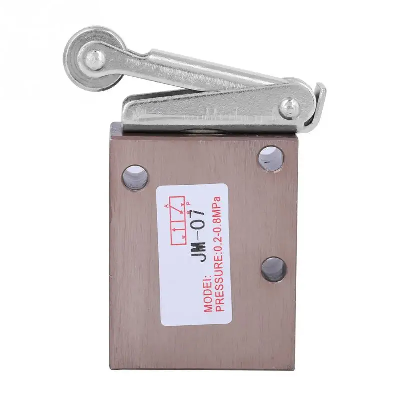 PT 1/4 резьбовой Ролик Тип механический металлический пневматический клапан 2 положения 3 способ