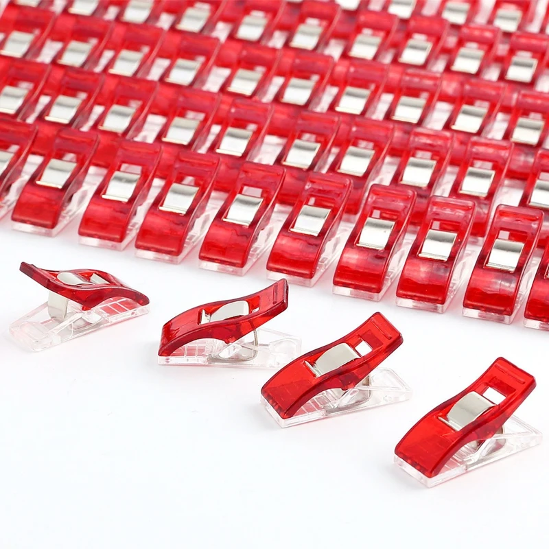 10pcs Multifunction Plastic Axe Power Clip Sewing Hem Positioning Fixing Buckle Binder Clip For Crafting Home Supplies