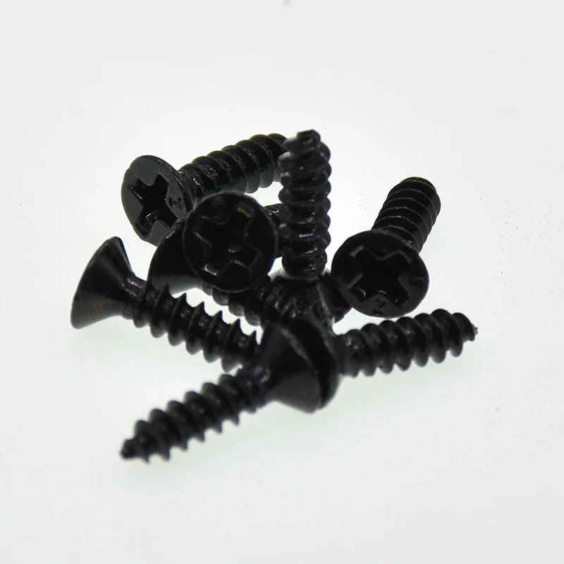 500PCS Phillips Self-Tapping  Screws M2*6/8/10/12mm Bronze/Gold Oval Head Screw For Antique Hinges Decoration Wood Hardware Tool