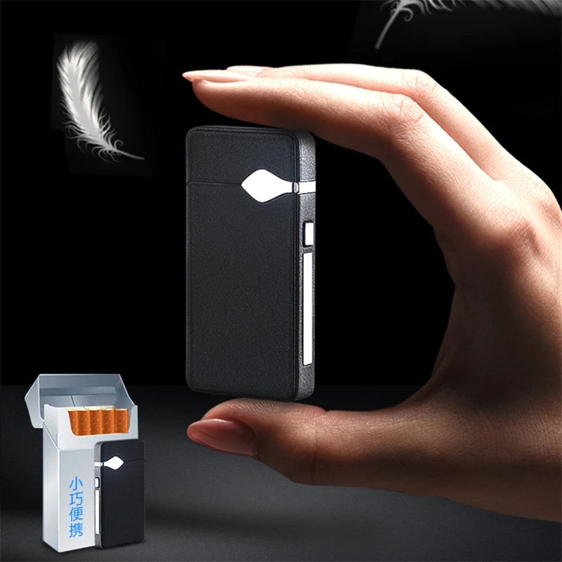 Ветрозащитная зажигалка с двойной дугой, USB электрические зажигалки для сигарет, новинка, Электронная плазменная турбо зажигалка, гаджеты для мужчин