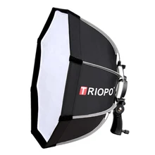 TRIOPO 55cm Portable Outdoor Octagon Umbrella Flash Softbox Speedlite Soft Box for Godox AD200 Flashlight Yongnuo YN685 YN560IV