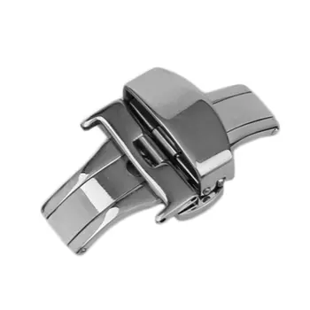 

18MM/20MM/22MM Universal Metal Watch Buckle Durable for Use Double Folding Butterfly Deployment Clasp Watches Accessories Women