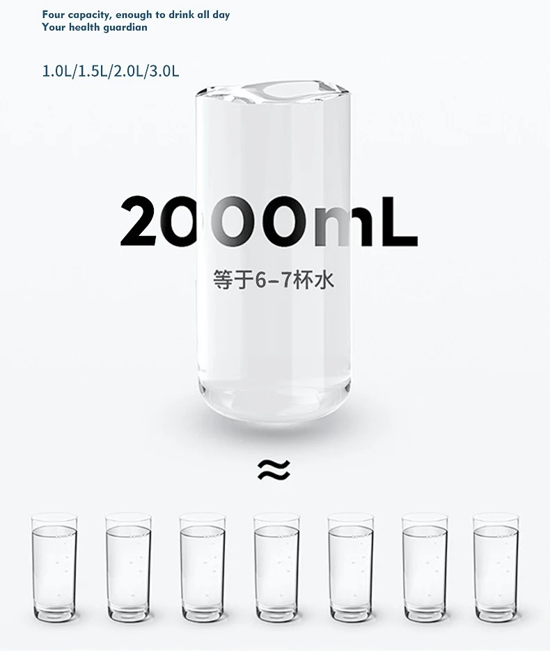 Бренд 1000 мл 2000 мл Спортивная бутылка для воды с соломинкой 1Л 2л 3л BPA бесплатно пластиковая бутылка для воды Питьевая Бутылка космические бутылки