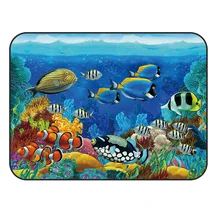 CHARMHOME мягкий Противоскользящий ковер мультфильм мир морского дна коралловый риф ковер с изображением рыбок Для гостиной коврик для спальни домашний декор