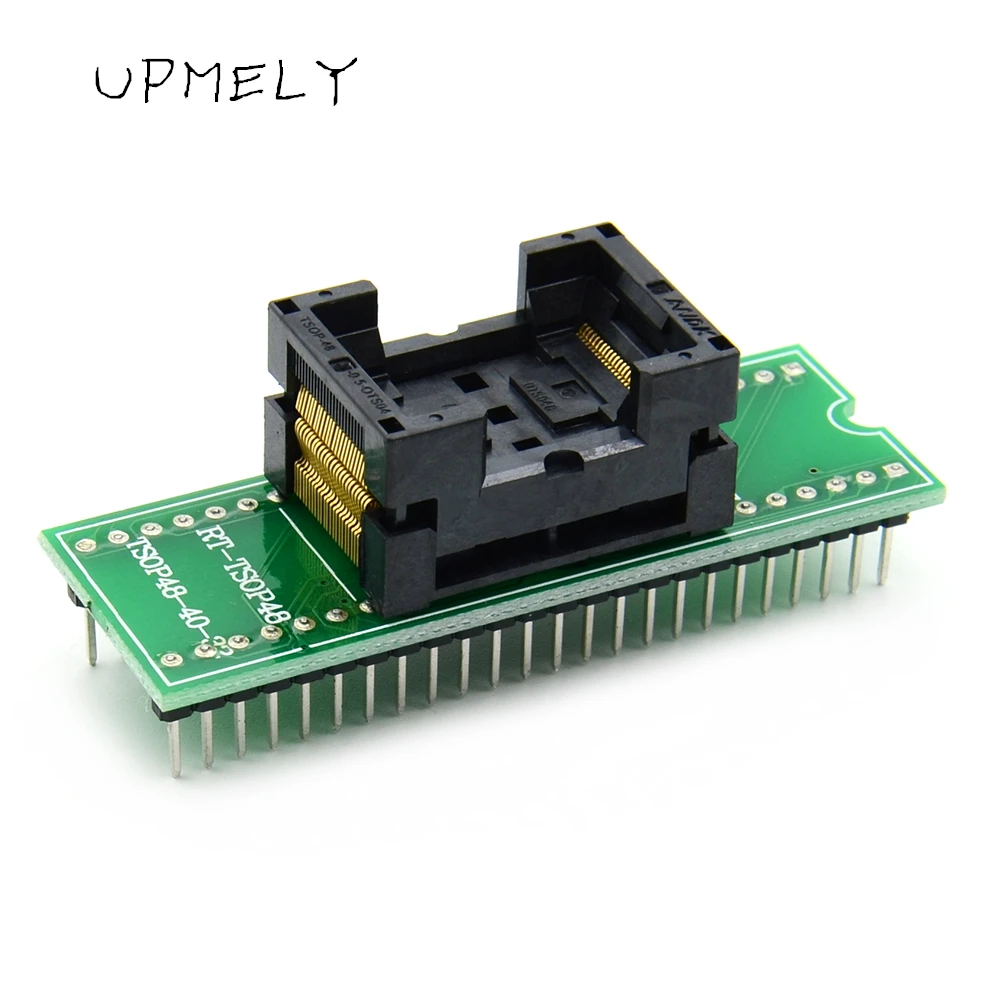 SMD Adapter Mini Calculator IC Programmer TSOP48 to DIP48 Adapter TSOP48 Socket for RT809F RT809H & for XELTEK USB Mini Calculator Programmer