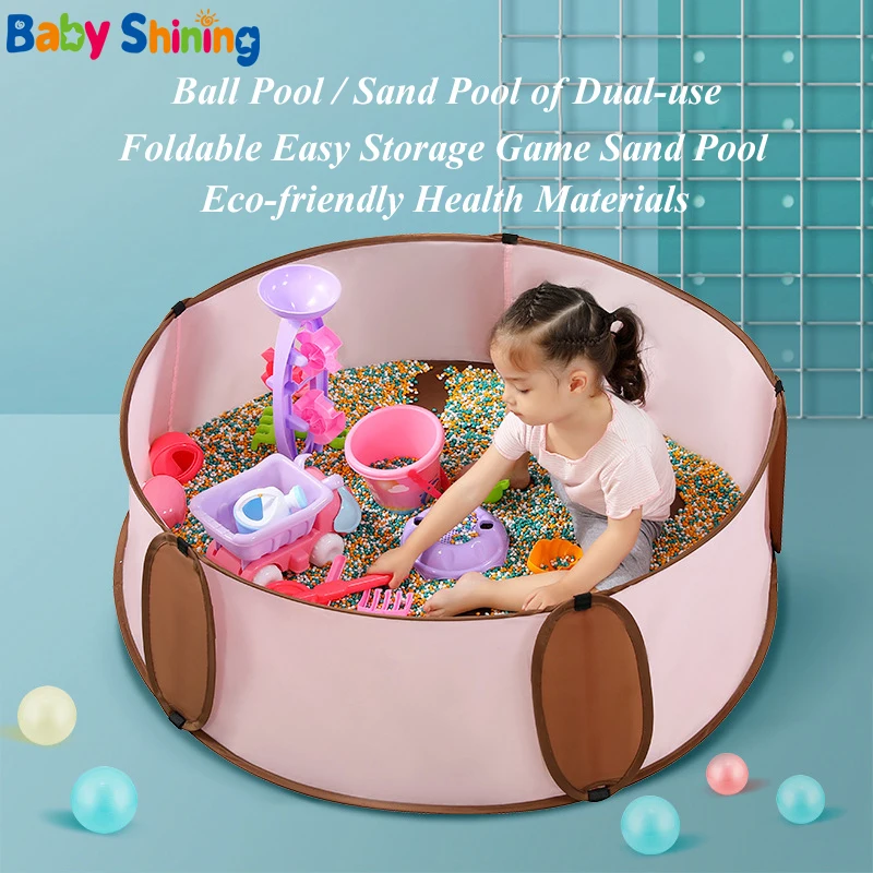 Детский складной бассейн с шариками для детей от 6 месяцев до 3 лет внутренний