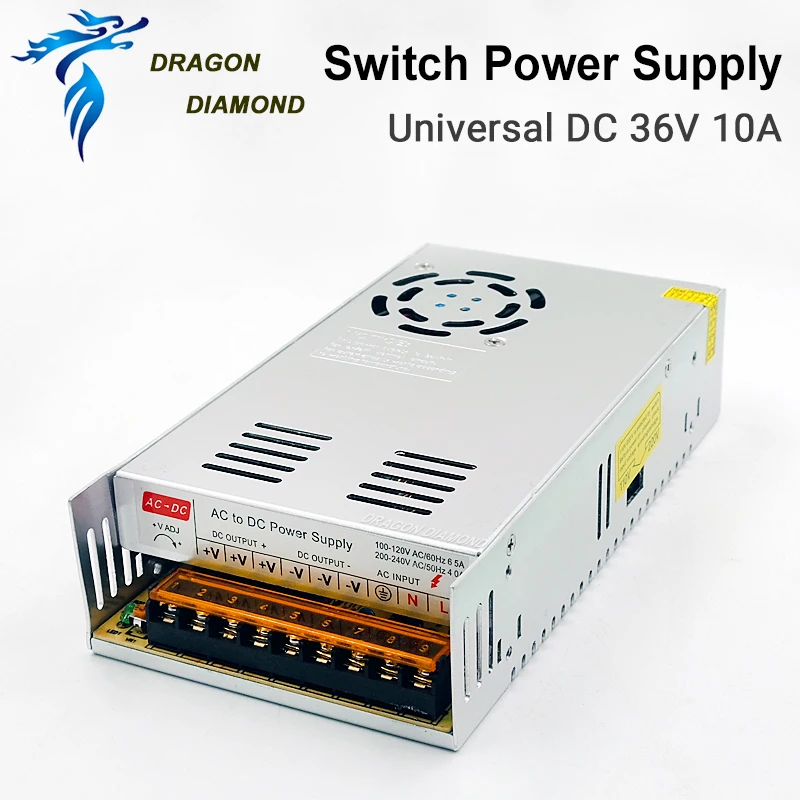 Универсальный импульсный источник питания DC 36V 10A 360W DC, источники питания светодиодный трансформатор драйвера