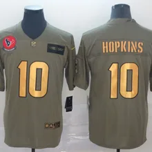 Сшитая Мужская футболка Хьюстон дэшон Уотсон JJ Watt DeAndre Hopkins Vapor Untouchable texans Limited