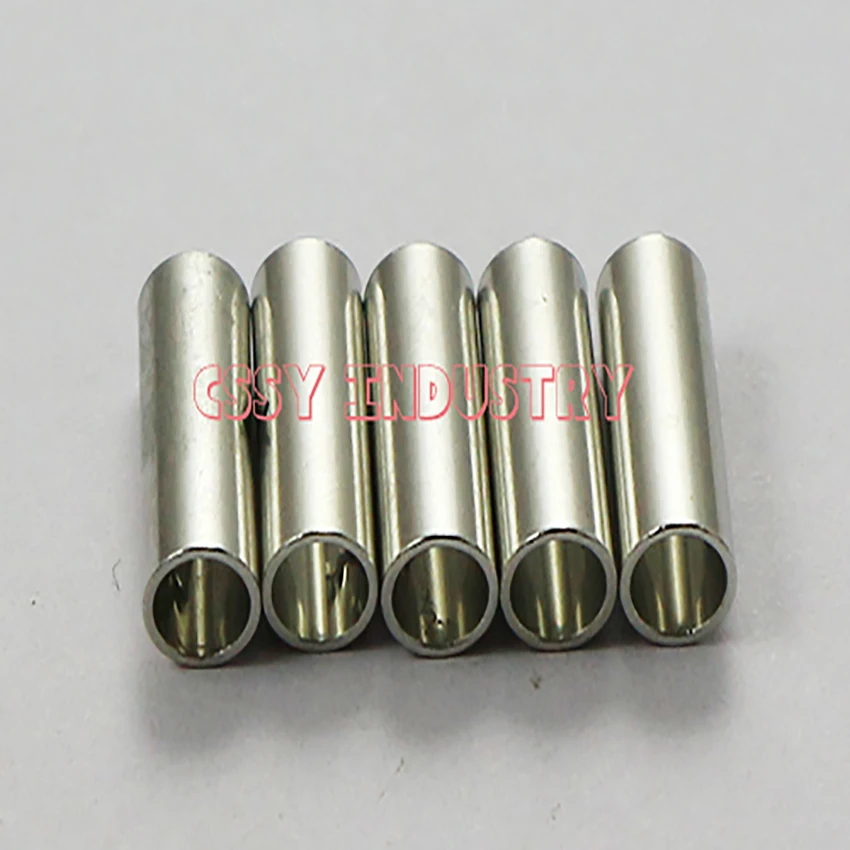 50PCS BN0.5 1.25 2 3.5 5.5 8 14 22 38 nakedIntermediate Joint Copper Connection Pipe Connected to Terminal for 26-2AWG Wire