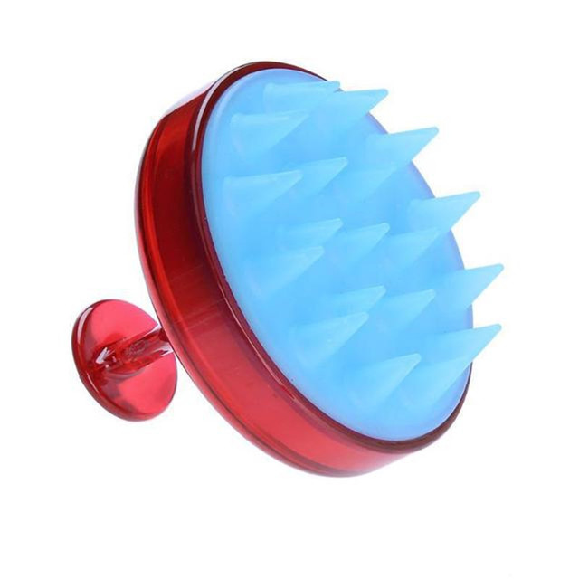 Handheld 5 Colors Silicone Scalp Shampoo Massage Brush Washing Comb Shower Head Hair Mini Head Shower Massage Wide Tooth