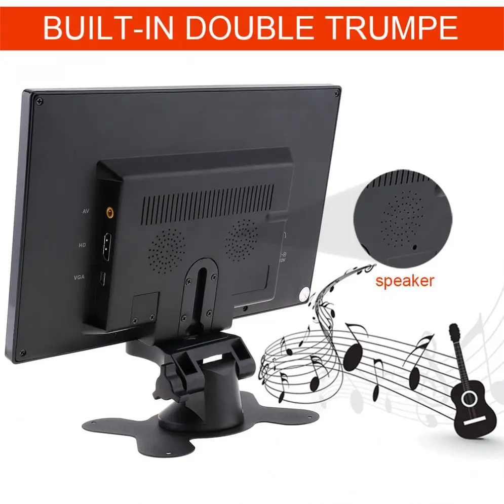  9 Inch HD IPS 1024*600 TFT LCD Color Multifunction Car Headrest Monitor HDMI / VGA / AV / Wireless 
