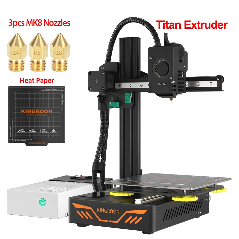 KP3S FDM 3D Printer Kit Printer 3D High Precision Touch Screen Portable Printer kit Printing PLA ABS180x180x180mm best 3d printer for beginners 3D Printers