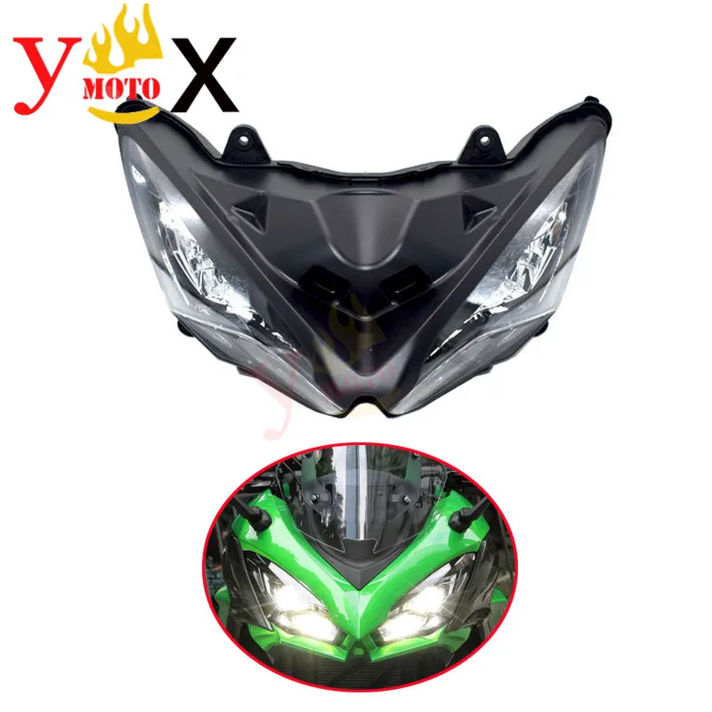 

Z1000 SX 17-20 Motorcycle Front Headlight Headlamp Head Light Assembly Cover Housing For Kawasaki Z1000SX 2017-2020 2018 2019