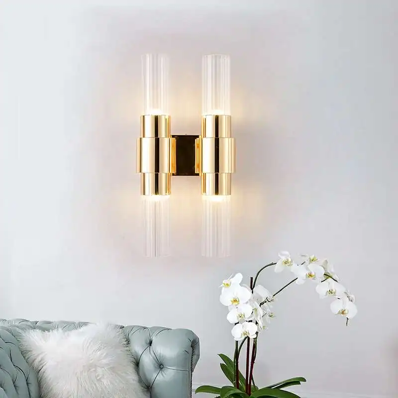 IKVVT Modern Minimalist LED Wall Lamp Living Room Walkway Restaurant Porch Study Hotel Interior Corridor Lighting Wall Lamp