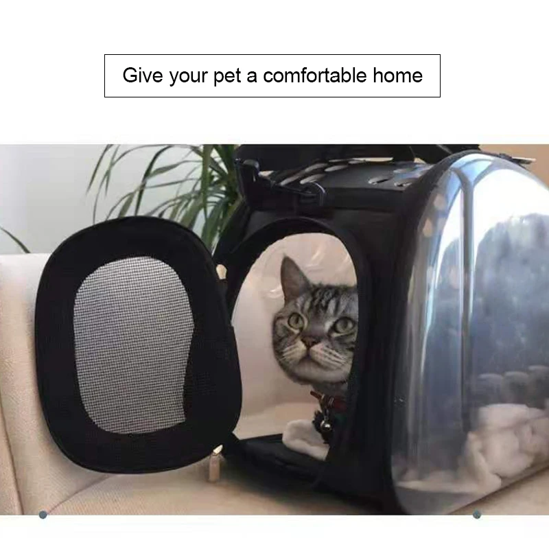 Transparent Cat Dog Carrier Bag Space Capsule Foldable Breathable Pet Travel Bag Outdoor Backpack Puppy Travel Carrying Handbag