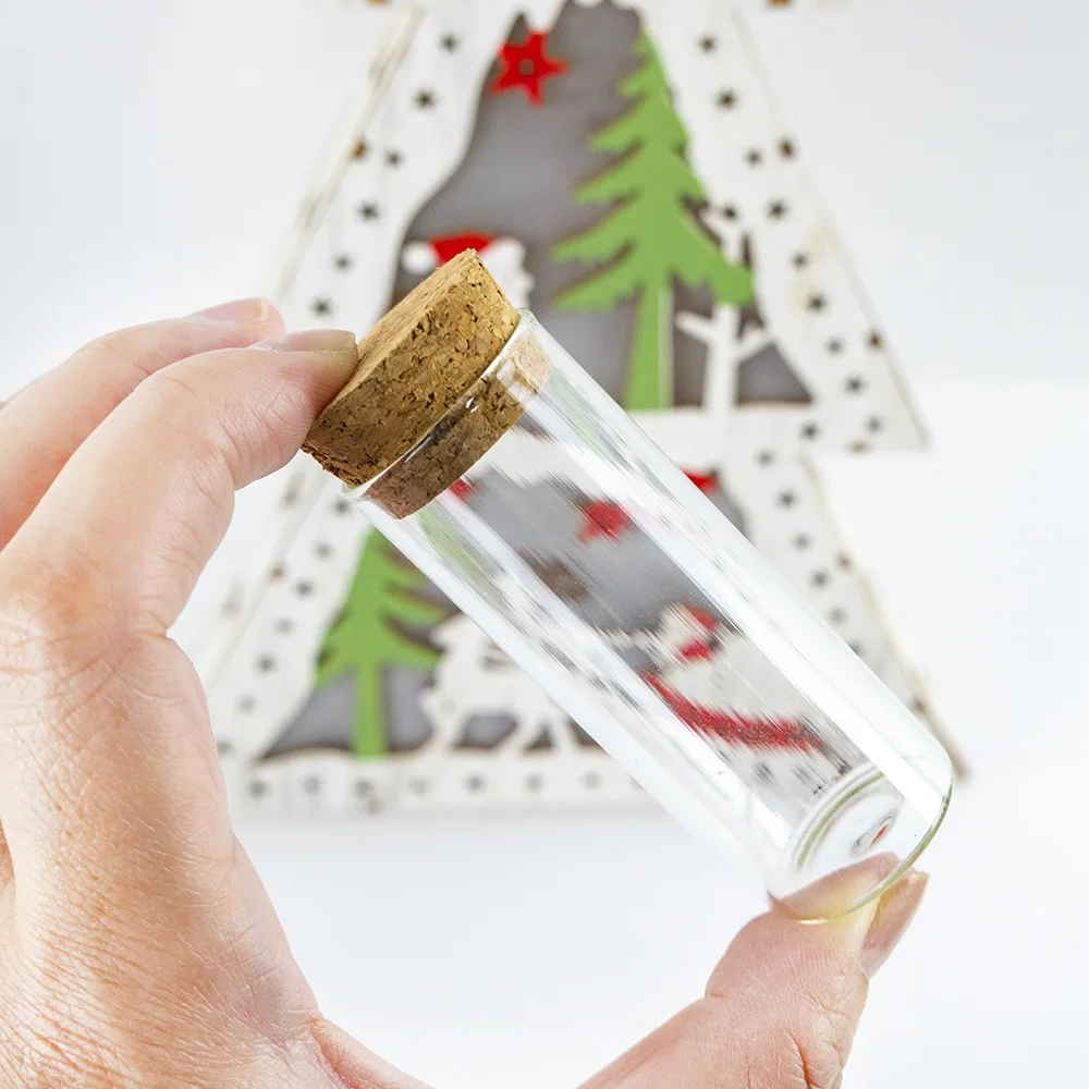 

Индивидуальные прозрачные украшения для ювелирных изделий, контейнер для поделок, косметика, банки Corked, стеклянные флаконы, 12 шт., 25 мл