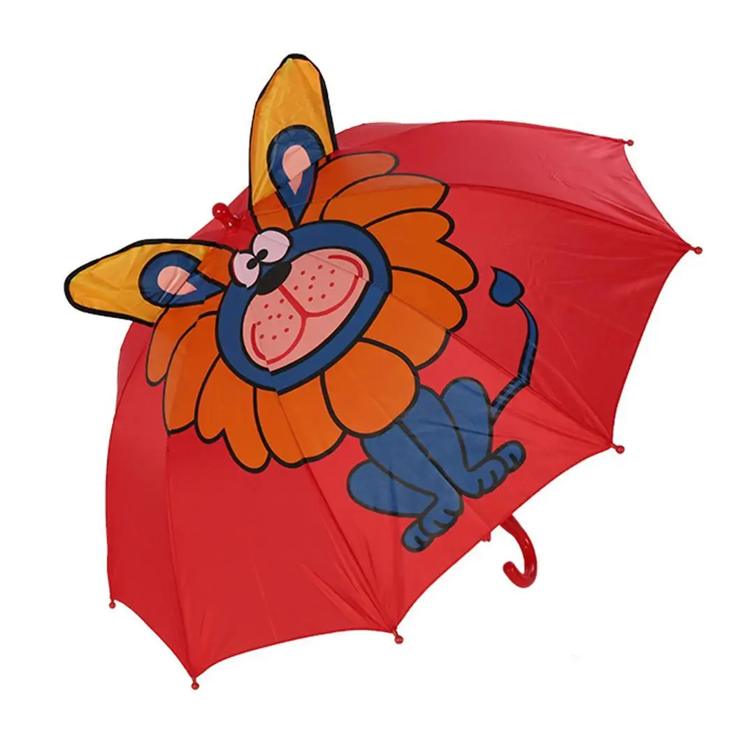 umbrella 14 Детский зонтик для мальчиков и девочек с изображением принцессы из мультфильма, 8 костей, пластиковый Зонт от дождя 1-16, стальной Зонт с длинной ручкой, как на изображении, 16 забавных рисунков - Цвет: umbrella 14