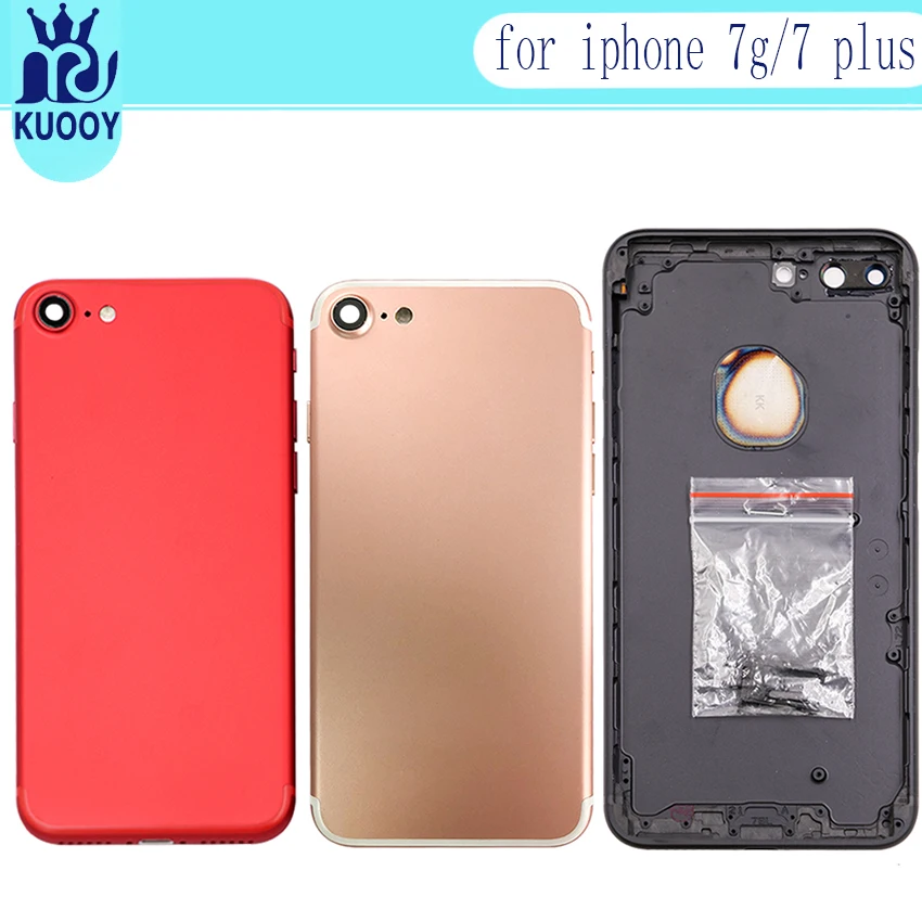 10 шт. лучшее качество для iPhone 7 7G и 7 Plus Задняя крышка батареи корпус среднего шасси с sim-картой IMEI