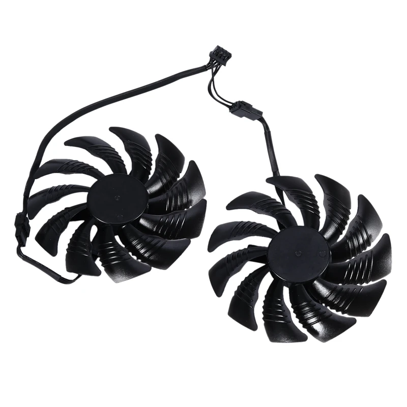 88 мм Видеокарта Вентилятор Кулер T129215SU PLD09210S12HH для Gigabyte GeForce GTX 1050 1060 1070 Ti RX 480 470 G1 R9 380X GV