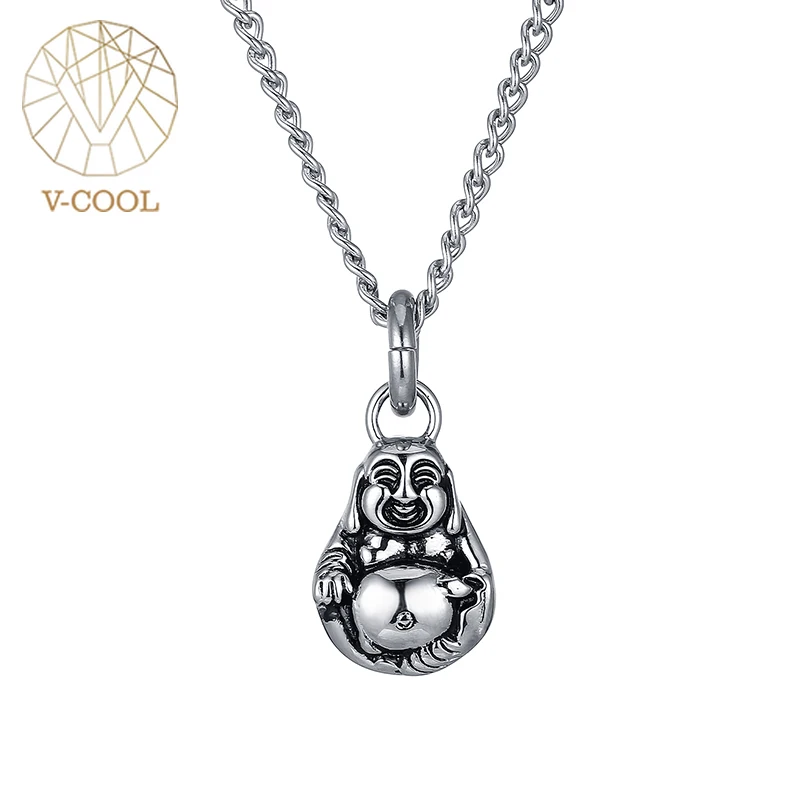 Кулон Будды ожерелье с звеньями Цепи винтажный китайский стиль кулон женский