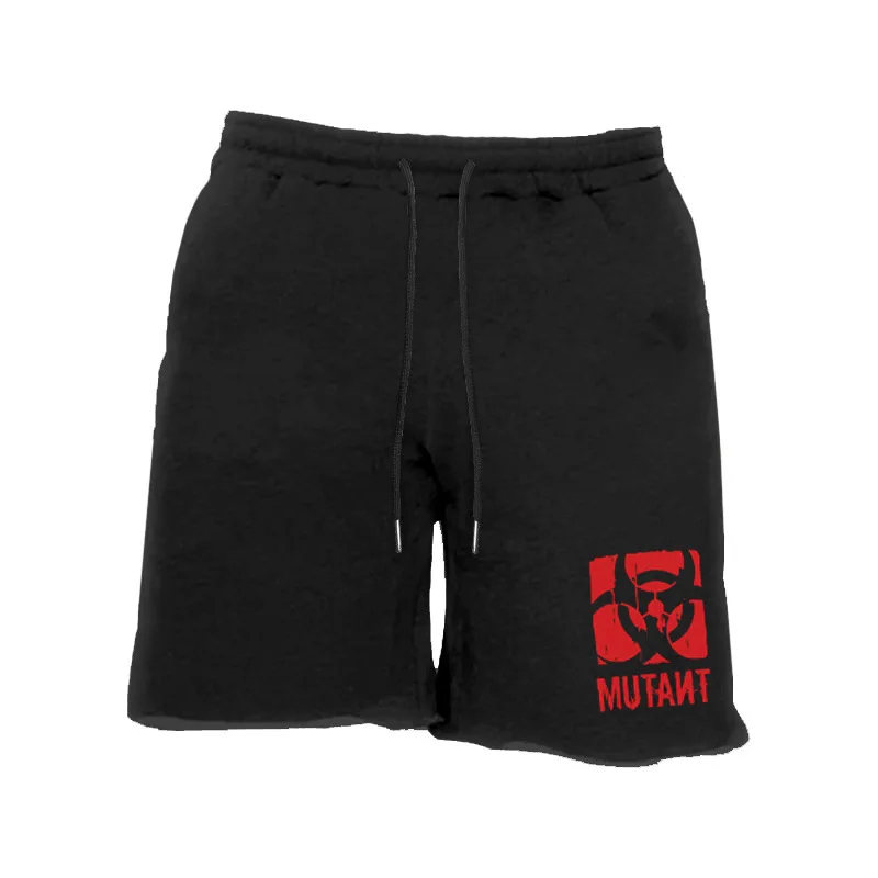 Новинка, спортивные шорты для тренажерного зала, мужские бермуды, мужские шорты, повседневная брендовая одежда с буквенным принтом, шорты для тренажерного зала с эластичной талией