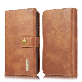 

DG.Ming Phone case Three Fold Wallet ID Card Flip Leather cover for Samsung Galaxy Note 8 9 10 Pro S8 Plus S9 Plus S10 Plus S10E