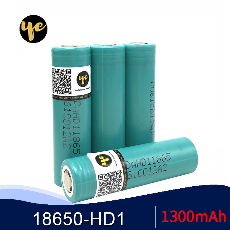 Оригинал для LG 18650 аккумуляторная батарея литий ионного типа 18650HD1 HD1 1300mah 3 7 V