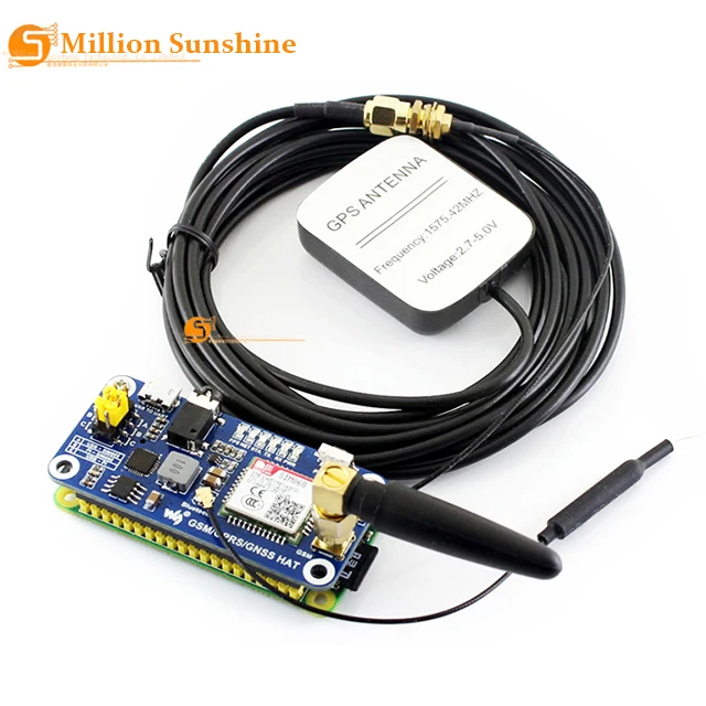 Шляпа GSM/GPRS/GNSS/Bluetooth 3 0 для Raspberry Pi 2B/3B/Zero W поддержка SMS телефонных звонков