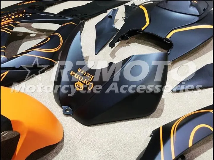 ABS инъекции обтекатели комплект подходит для SUZUKI GSX-R600 GSX-R750 K6 2006 2007 GSX-R600 k6 06 07 Черный E2