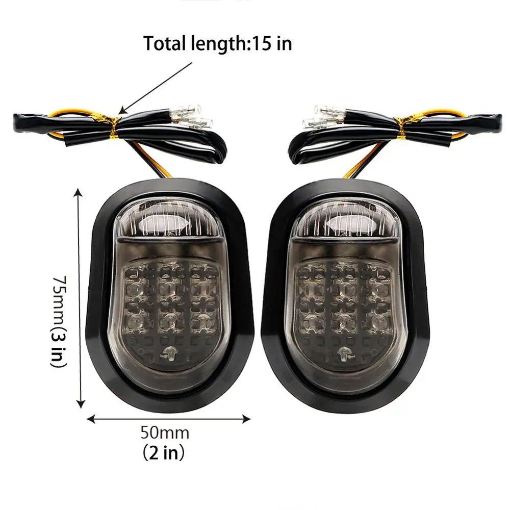 1 пара мотоцикл указатель поворота светильник 9 светодиодный 12 В индикаторы для мотоцикла мигалка Пиранья светильник мигалка Поворотный Светильник