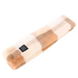 USB Heated Scarf Electrically Heated Scarf Neck Warmer Electric Heated Scarf with 3 Heat Settings for Outdoor Camping Skiing