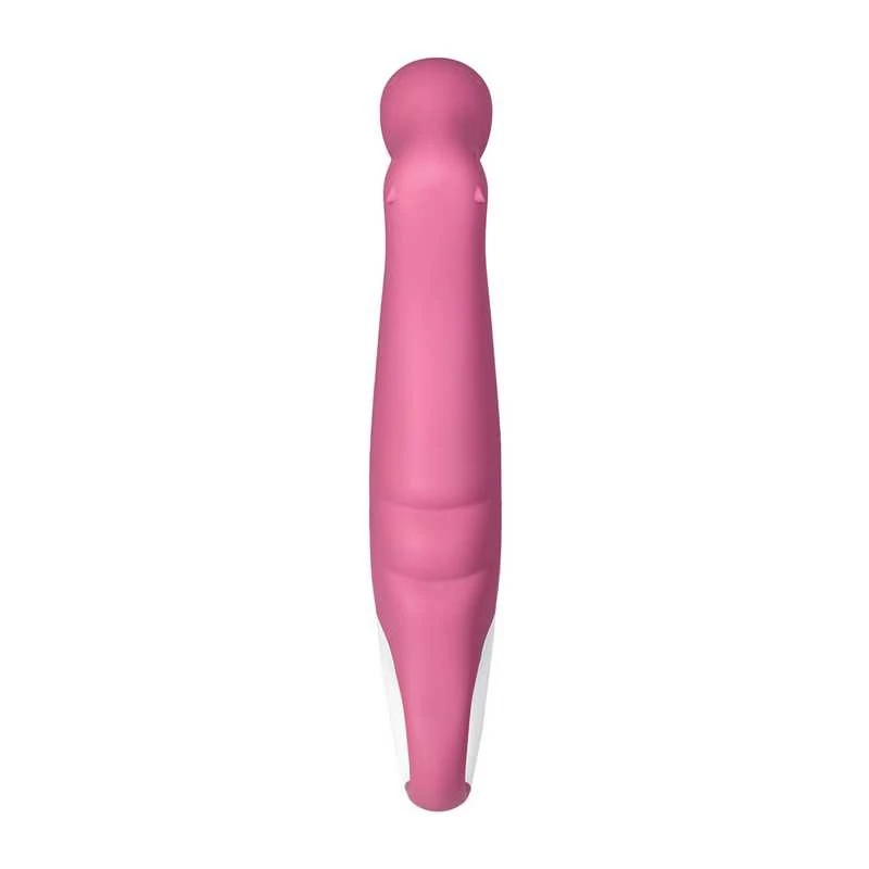 Вибромассажер Satisfyer Vibes Petting Hippo с загнутым кончиком