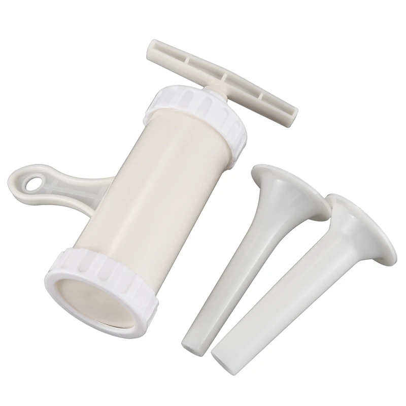 

Manual Sausage Meat Fillers Machine for Sausage Meat Stuffer Filler Hand Operated Sausage Machines Food Maker Funnel Nozzle Set