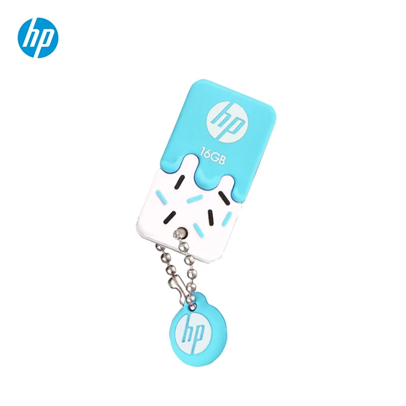 Оригинальный hp V245 USB силиконовые флеш накопитель 32 Гб оперативной памяти 16