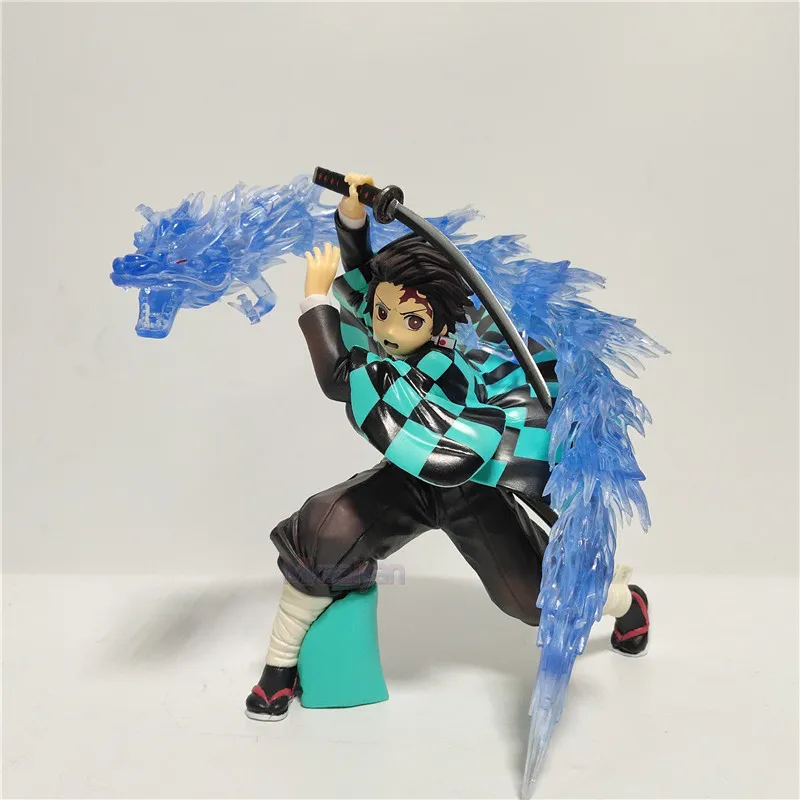 Аниме Статуэтка Kimetsu no Yaiba Kamado Tanjirou, ПВХ, фигурки, Demon Slayer, Набор для творчества, игрушки, статуэтка Tanjiou, модель, рождественские подарки