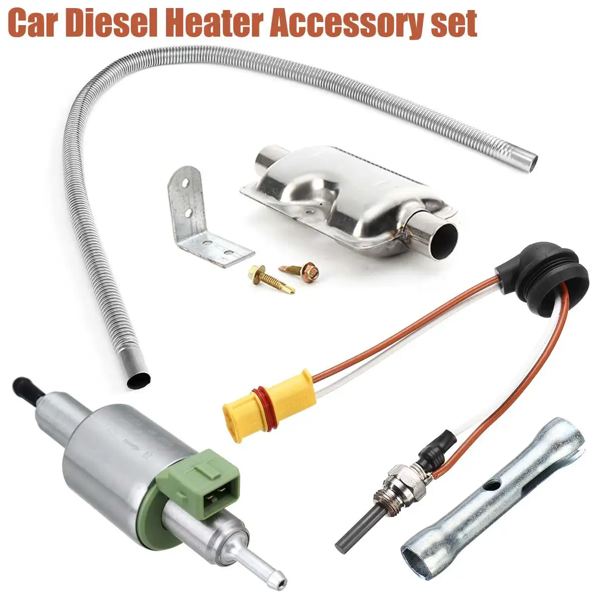 Car Heater Fuel Pump Holder Mount Rubber /Gas Vent Exhaust Pipe
