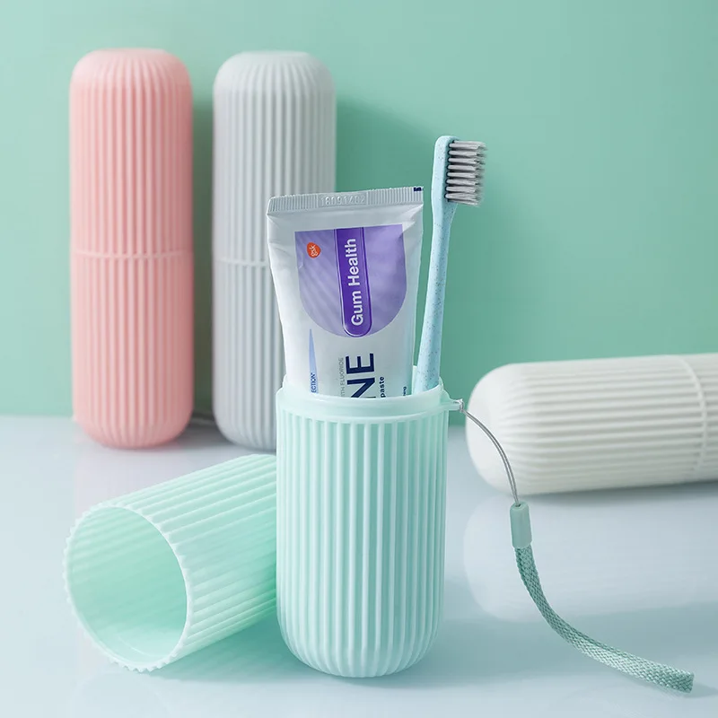 

Portable Travel Teeth Toothbrush with Storage Box Set Creative Simple Couples Washed Cup Tooth Mug Toothbrush Cup
