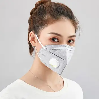 

Dustproof Windproof Respirator Face Mask PM 2.5 With Breath Anti-Pollution Face Mask Against Droplet