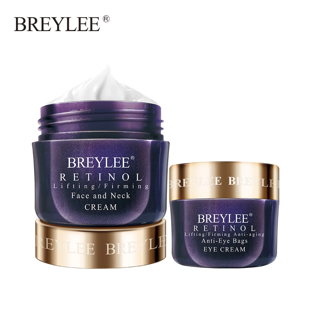 BREYLEE Retinol крем для лица глаз лифтинг против старения выцветание морщин тонкие