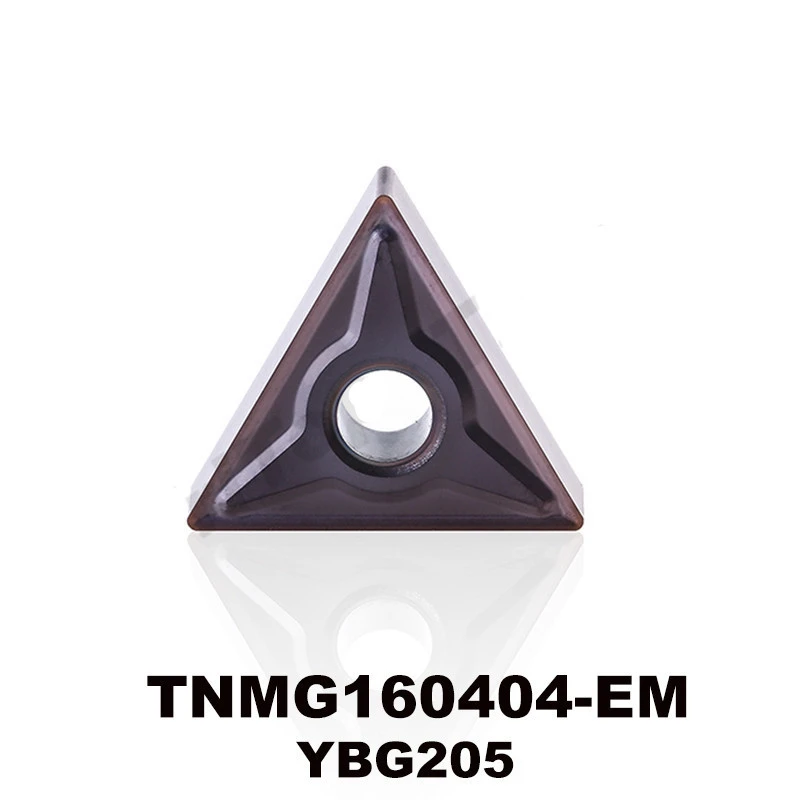 10P TNMG160408-EM YBG205 CNC Tool Turning Carbide Insert For stainless steel