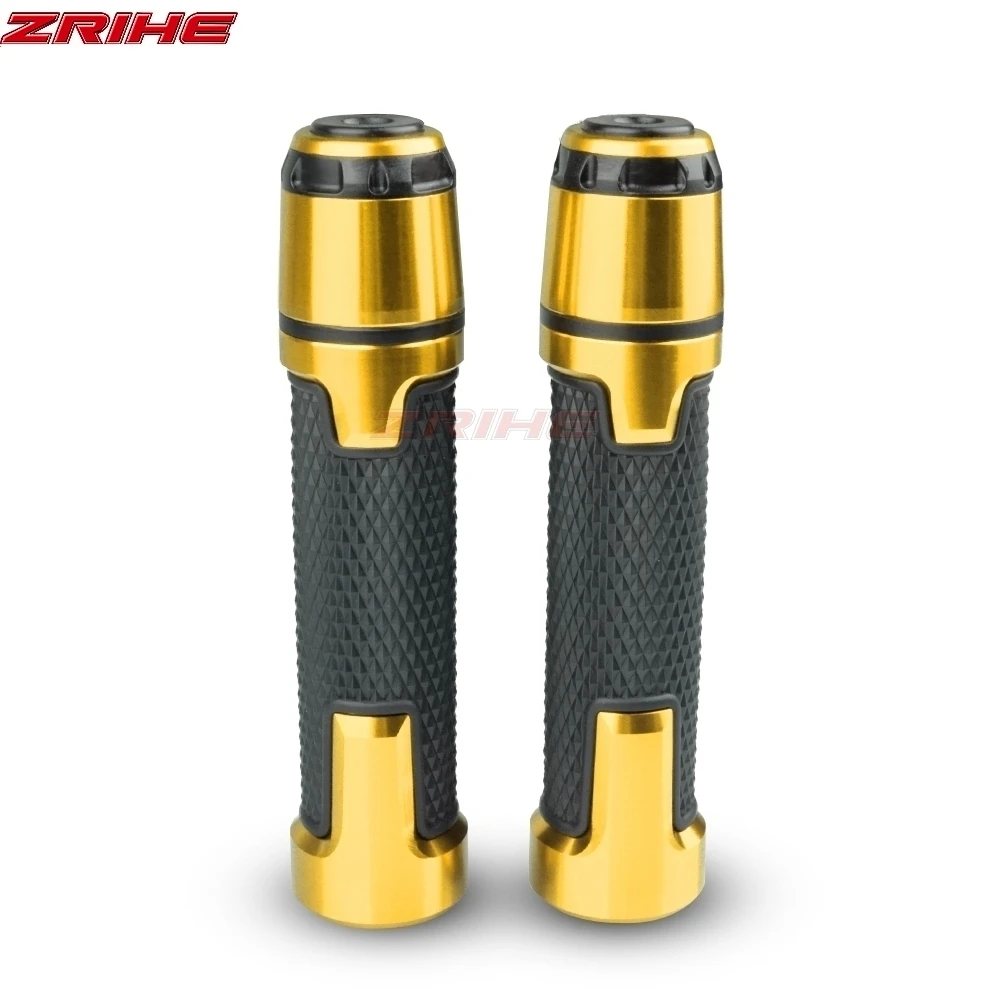 Мотоцикл Универсальный accessories7/" 22 мм мотоцикл рукоятка шапки/ручки для YAMAHA YZF R1 VMAX 1200 X-MAX 125/250 - Цвет: Golden