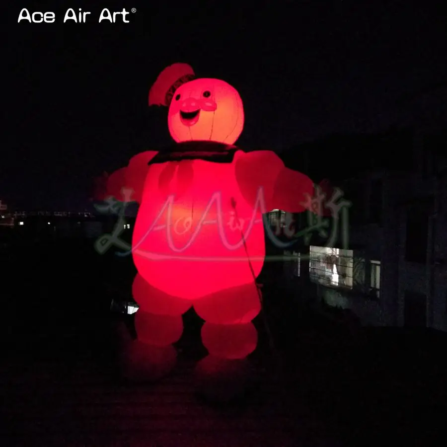 4 м H надувные Охотники за привидениями Stay Puft Pop up Marshmallow Man поставляются с