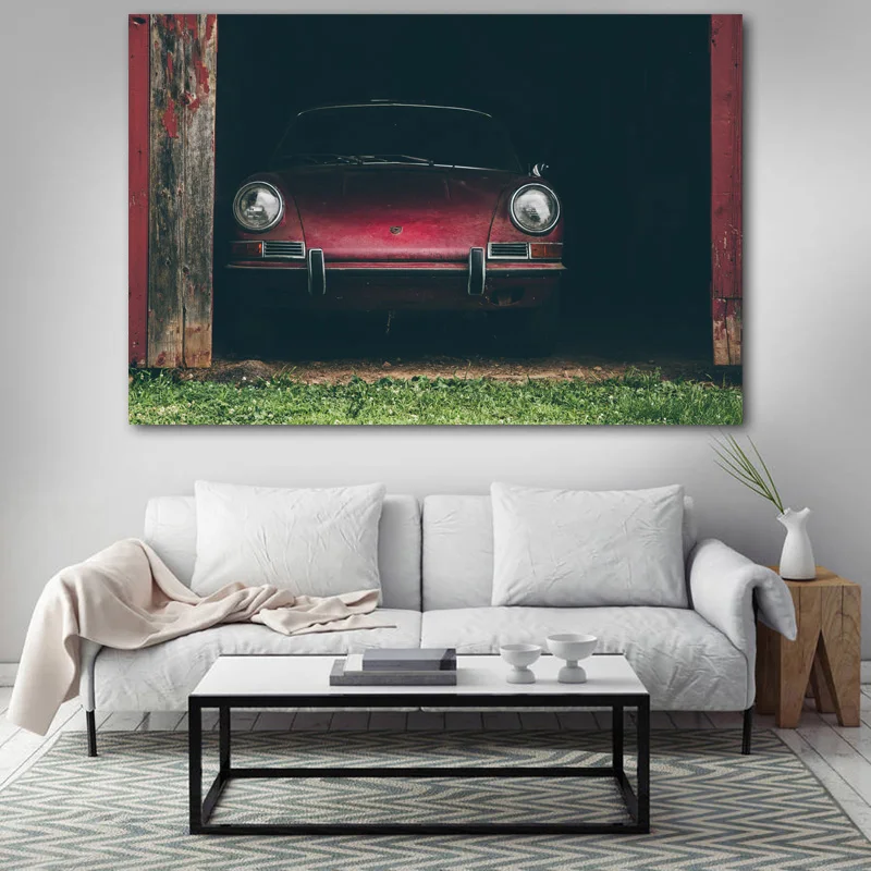 

Vintage Supercar Old Sports Car Cuadros HD Decorative Posters Wall Art Pictures Canvas Paintings Bedroom Home Decor