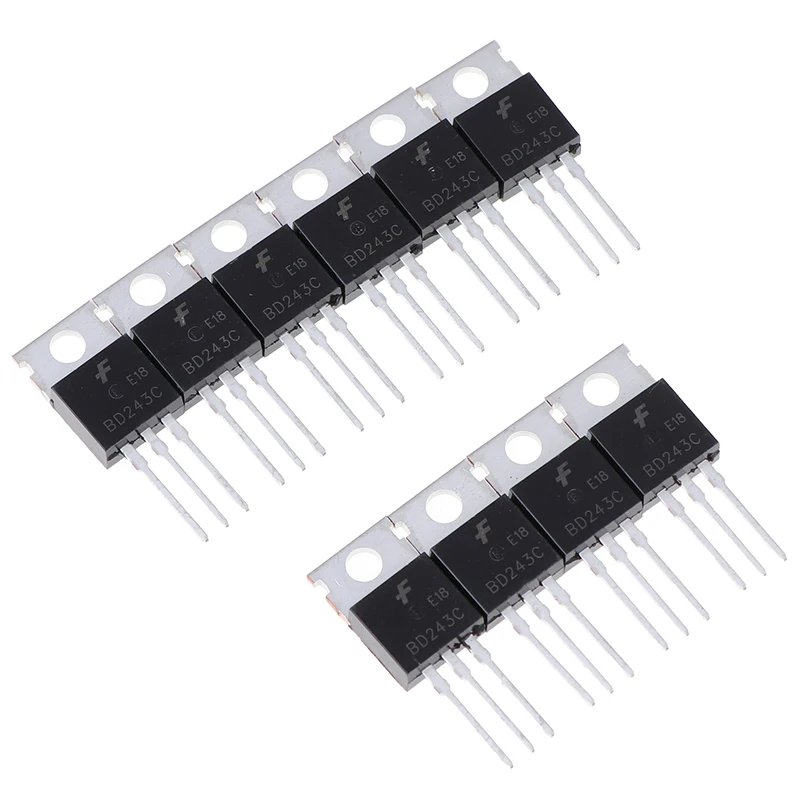 10 шт. BD243C TO220 BD243 100V 6A TO-220 биполярные транзисторы NPN Общего назначения новые