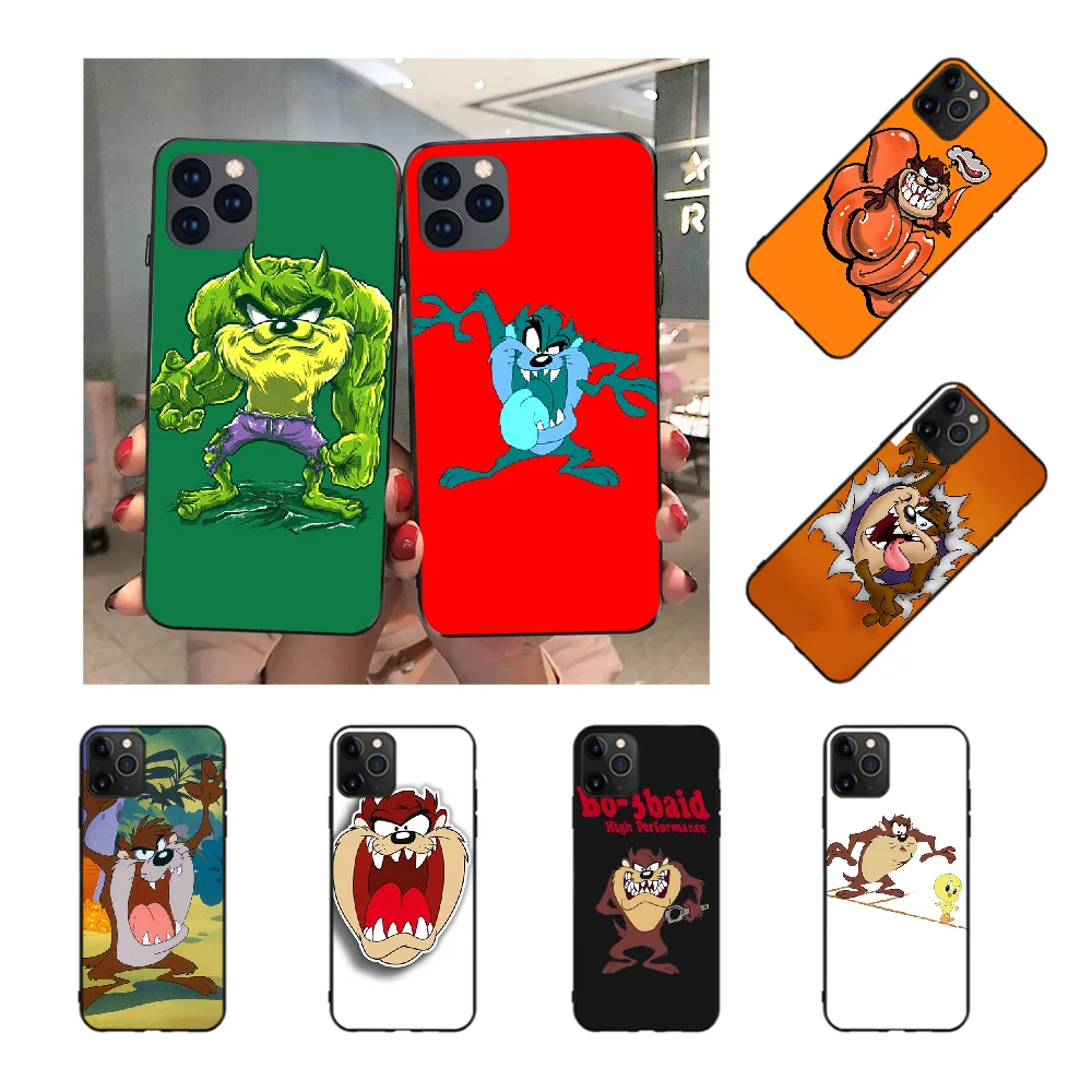

NBDRUICAI Looney Tunes Tasmanian Devil Taz Hard Phone Case Cover Hull for iPhone 11 pro XS MAX 8 7 6 6S Plus X 5S SE XR case