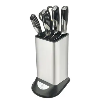 

Stainless Steel Cutter Holder USB Charging Sterilizer Cutter Organizer for Kitchen