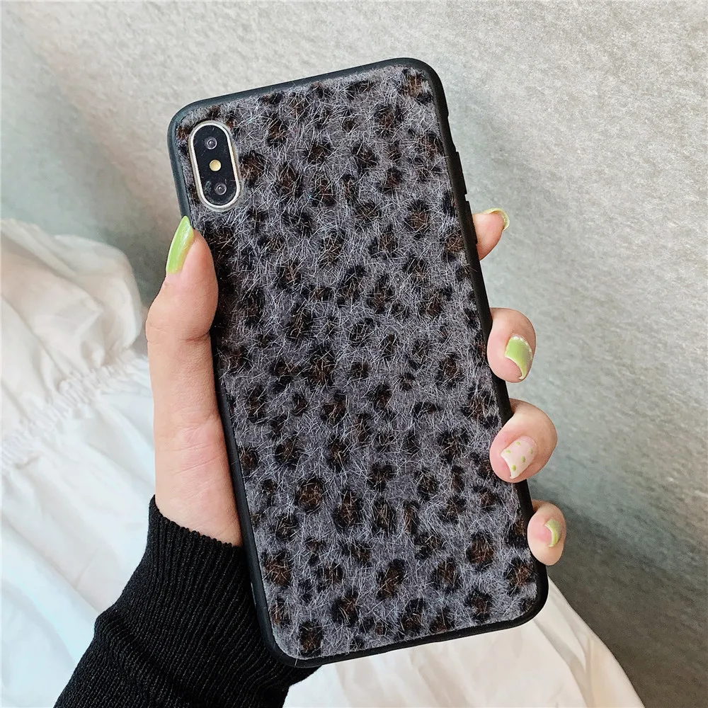 Модные леопардовые пушистый чехол для samsung Galaxy A50 a70 a20 a30 a40 A60 A80 s8 s9 s10 plus note 10 m10 M30 m20