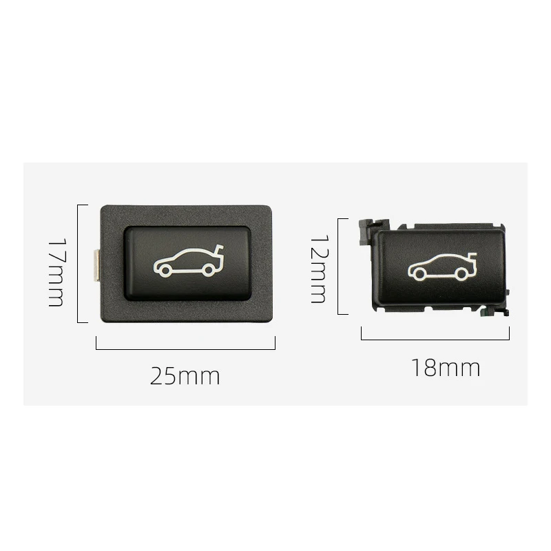 

1 Pcs Car Trunk Unlock Release Button Cover for BMW 3/5/7 Series F20 F30 F35 F10 F11 F18 E84 Car Accessories