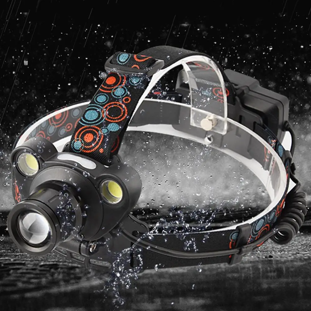 USB Rechargeable COB T6 Headlamp Flashlight Durable Torch Fishing Lantern Portable Headlight Portable Headlamp